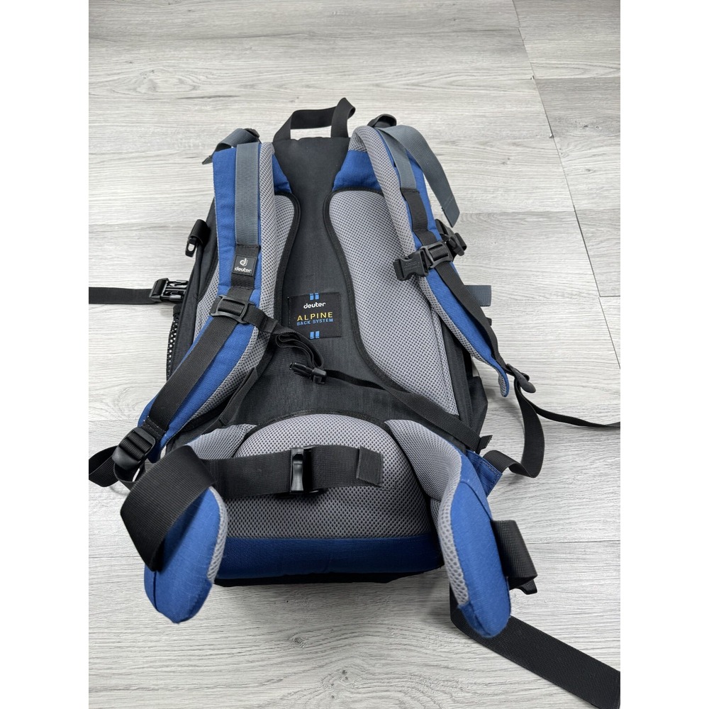 Deuter KangaKid Baby Child Carrier Backpack System Lumbar Hiking Blue Black - Picture 6 of 11